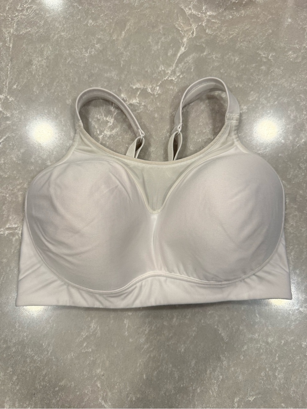 Calia by Carrie Underwood High Impact Sports Bra White 36DD Racerback